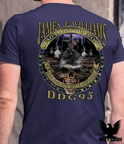 USS James E Williams DDG-95 Custom FCPOA US Navy Shirt