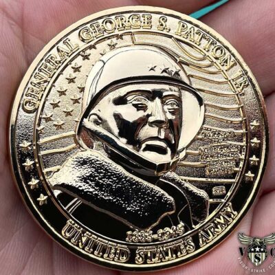 General George S Patton Great American Heroes Gold Clad Coin