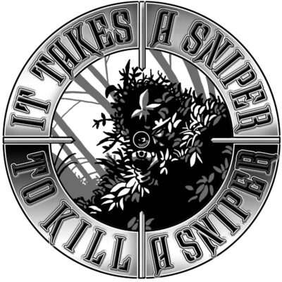 Sniper Takes One to Kill One Military Veteran 3-18 Inch Custom Decal Sticker