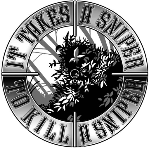 Sniper Takes One to Kill One Military Veteran 3-18 Inch Custom Decal Sticker