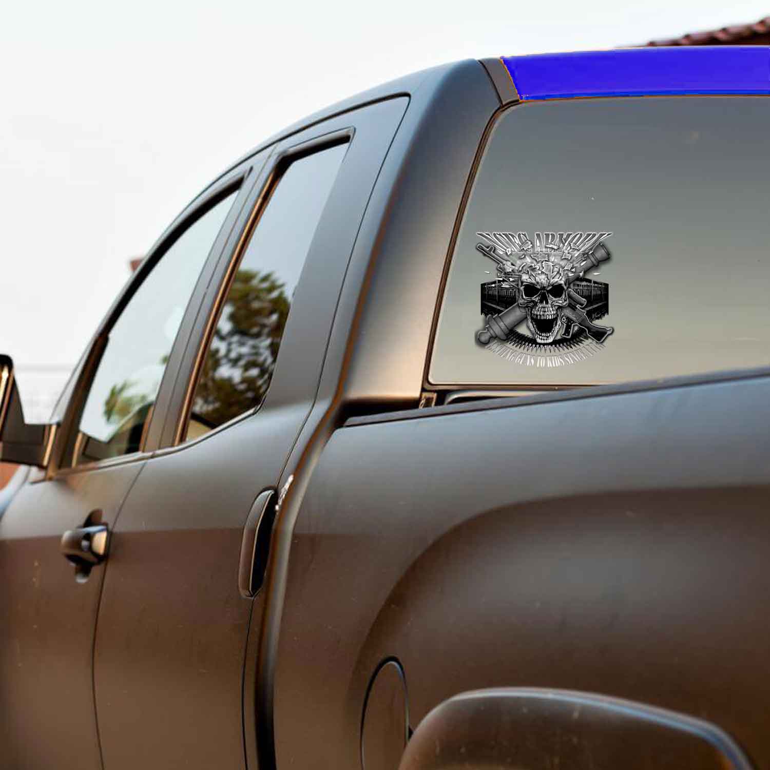 NCBC Armory Issuing Guns to Kids Since 1775 Navy Military Veteran 3-18 Inch Custom Decal Sticker