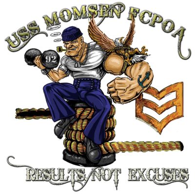 USS Momsen Popeye FCPOA Navy Military Veteran 3-18 Inch Custom Decal Sticker
