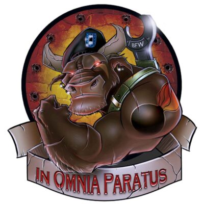 BFW Warrant Officer Class In Omnia Paratus Army Veteran 3-18 Inch Custom Decal Sticker