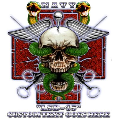 USS Comstock LSD-4 Navy Military Veteran 3-18 Inch Custom Decal Sticker