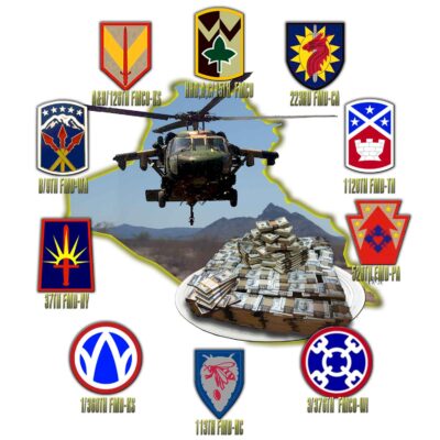 15th FM CO Finance Army Veteran 3-18 Inch Custom Decal Sticker