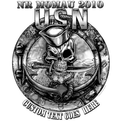NR MOMAU 2010 Navy Military Veteran 3-18 Inch Custom Decal Sticker