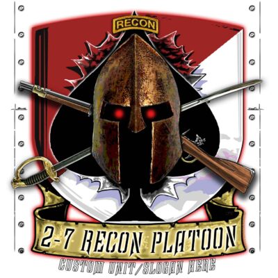 2-7 Cavalry Scout Sniper Platoon Army Veteran 3-18 Inch Custom Decal Sticker