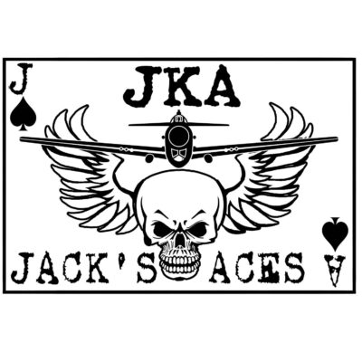 JKA Jack's Aces Army Veteran 3-18 Inch Custom Decal Sticker