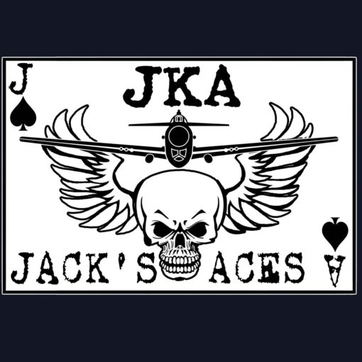 JKA Jack's Aces Army Veteran 3-18 Inch Custom Decal Sticker