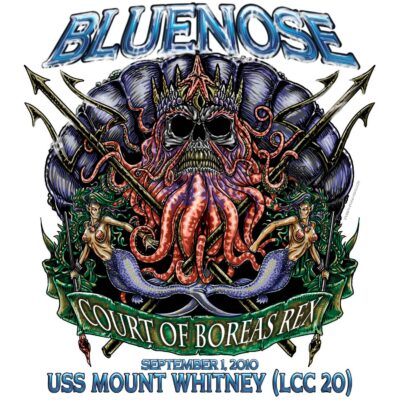 USS Mount Whitney Bluenose Navy Military Veteran 3-18 Inch Custom Decal Sticker