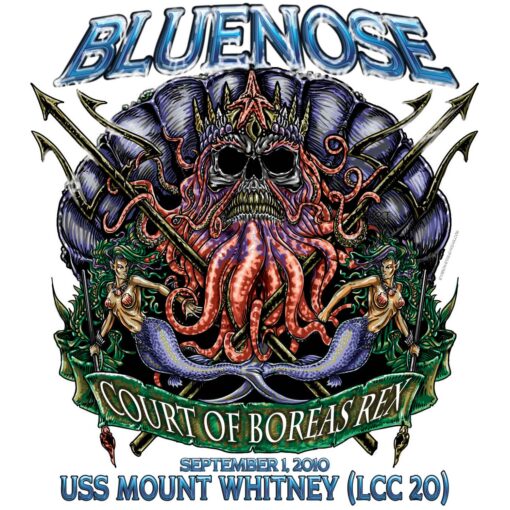 USS Mount Whitney Bluenose Navy Military Veteran 3-18 Inch Custom Decal Sticker