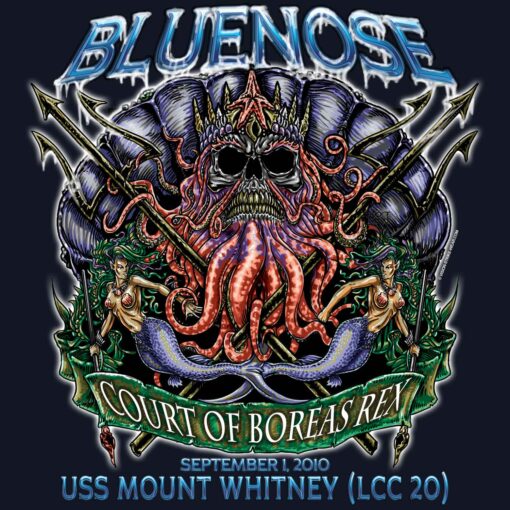 USS Mount Whitney Bluenose Navy Military Veteran 3-18 Inch Custom Decal Sticker