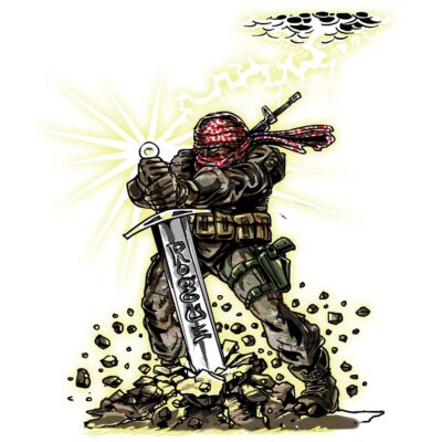 Rogue Civil Affairs Army Veteran 3-18 Inch Custom Decal Sticker
