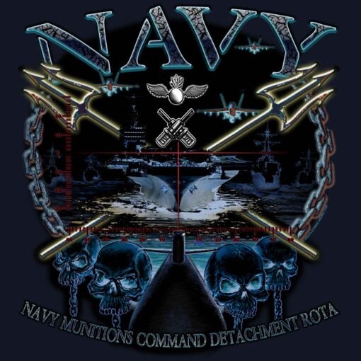 Munitions Command Rota Navy Military Veteran 3-18 Inch Custom Decal Sticker