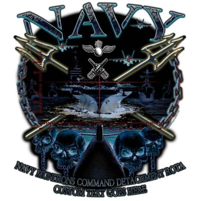 Munitions Command Rota Navy Military Veteran 3-18 Inch Custom Decal Sticker