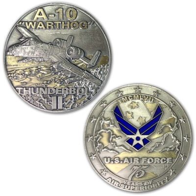 A-10 Thunderbolt 2 Veteran Air Force Collectible Challenge Coin