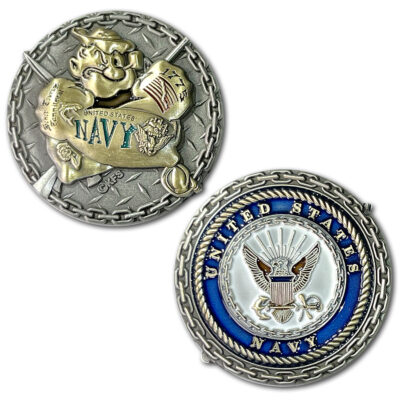 Popeye Don’t Tread On Me 1775 Patriotic US Navy Coin