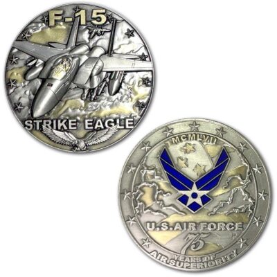 USAF F-15 Strike Eagle Veteran Air Force Collectible Challenge Coin
