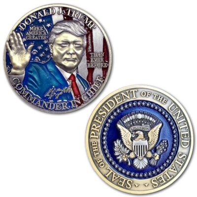 Donald J Trump 47th Commander In Chief Presidential Coin