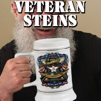 Veteran Beer Drinking Steins