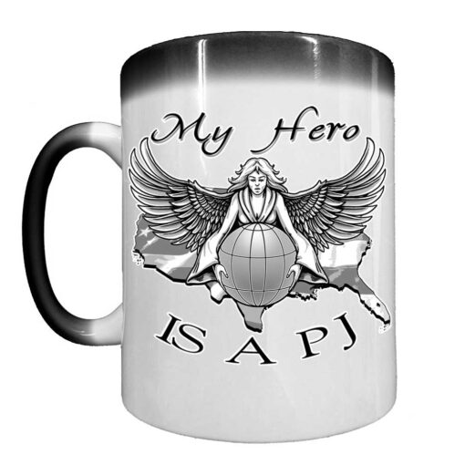 My Hero Is A PJ Pararescue Air Force Veteran 15 oz Ceramic Custom Heat-Activated Coffee Mug
