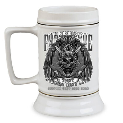 Pararescue Combat Diver That Others May Live Air Force Veteran 28 oz Ceramic Custom Beer Drinking Stein
