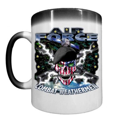 Combat Weathermen Air Force Veteran 15 oz Ceramic Custom Heat-Activated Coffee Mug