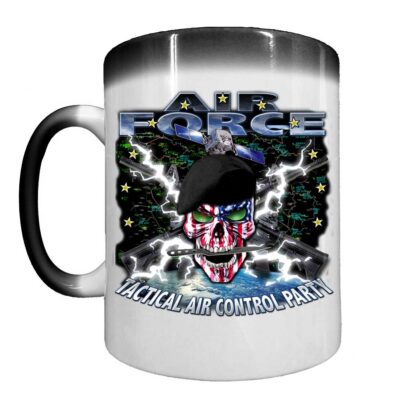 Tactical Air Control Party Air Force Veteran 15 oz Ceramic Custom Heat-Activated Coffee Mug
