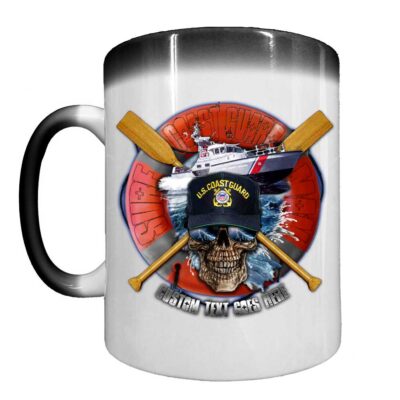 Surfman 47 ft MLB Semper Paratus Coast Guard Veteran Heat-Activated 15 oz Ceramic Custom Coffee Mug