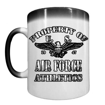 Property US Air Force Athletics Veteran 15 oz Ceramic Custom Heat-Activated Coffee Mug
