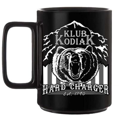 Kodiak-Klub-Hard-Charger-Coast-Guard-Black-15oz-Coffee-Mug