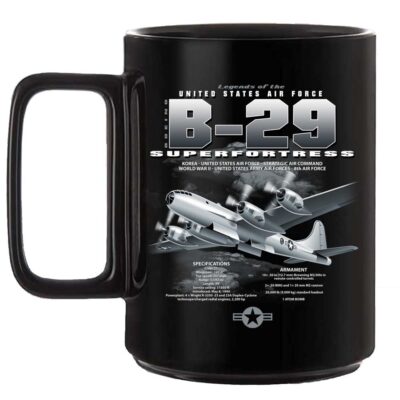 Air-Force-B-29-Black-Coffee-Mug