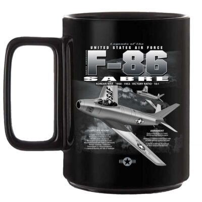 Air-Force-F-86-Black-Coffee-Mug