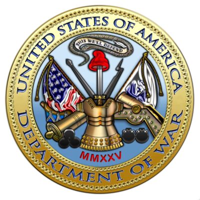Department Of War United States Of America Military 3-18 Inch Custom Decal Sticker