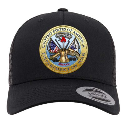 Department Of War United States Of America Customizable Retro Trucker Cap
