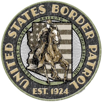 Border Patrol Tucson Sector Arizona 3-18 Inch Custom Police Decal Sticker