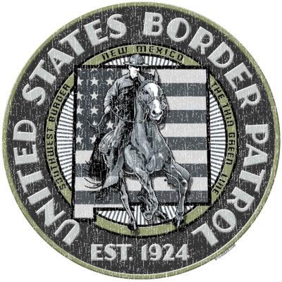 Border Patrol El Paso Sector New Mexico 3-18 Inch Custom Police Decal Sticker