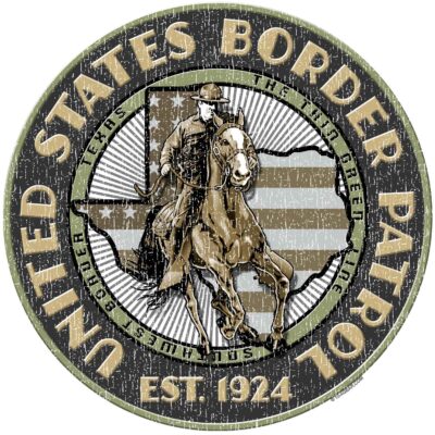 Border Patrol Rio Grande Sector Texas 3-18 Inch Custom Police Decal Sticker