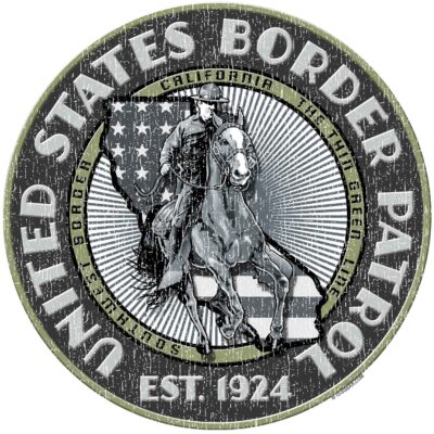 Border Patrol San Diego Sector 3-18 Inch Custom Police Decal Sticker