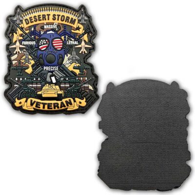 Operation Desert Storm Veteran Patriotic Morale 3.5" PVC Patch