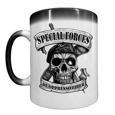 Special Forces Oppresso Libre Army Veteran 15oz Heat-Activated Ceramic Custom Coffee Mug