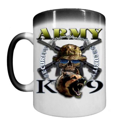K9 Security This We'll Defend Army Veteran 15oz Heat-Activated Ceramic Custom Coffee Mug