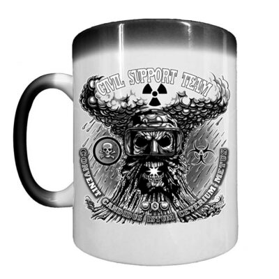 Civil Support Team Convent Candius Istum Ceterium Metus Army Veteran 15oz Heat-Activated Ceramic Custom Coffee Mug