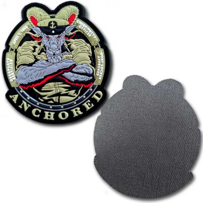 Navy Chiefs Anchored US Navy Veteran 3.5" PVC Moral Patch