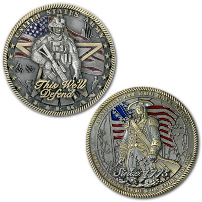 Army Veteran's Day Collectible Challenge Coin