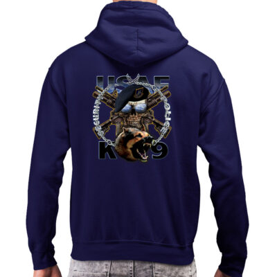 USAF K9 Security Police Air Force Veteran Military Custom Hoodie