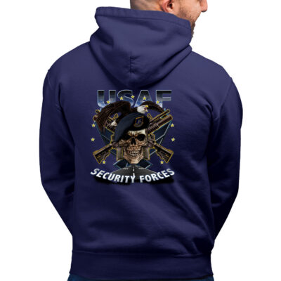 USAF Security Forces Air Force Veteran Military Custom Hoodie