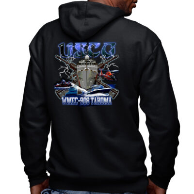 WMEC-908 Tahoma Cutter Revenue Service Semper Paratus US Coast Guard Veteran Custom Hoodie