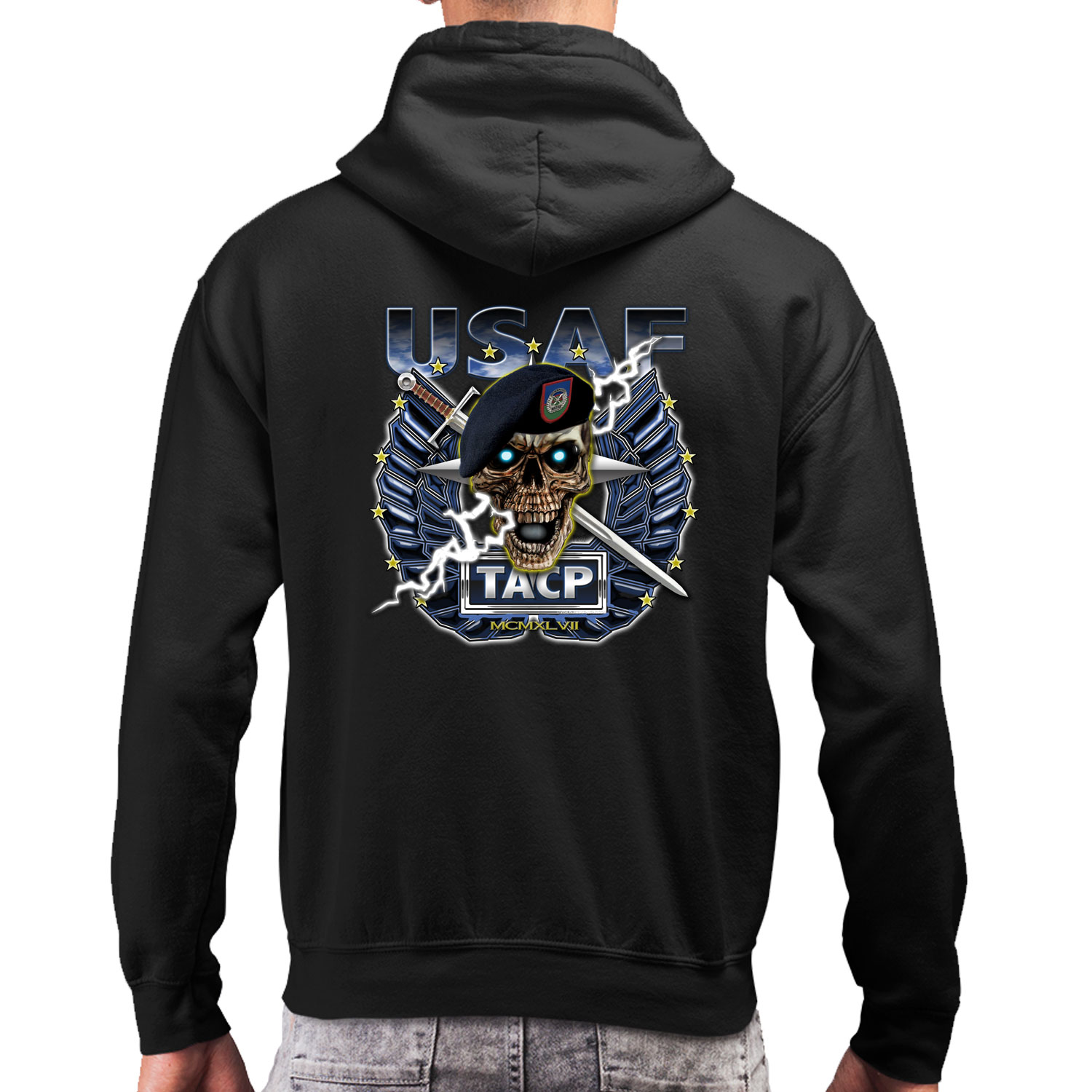 USAF TACP Tactical Air Control Party Specialist Air Force Veteran Military Custom Hoodie