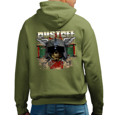 DUSTOFF Combat Medic Crew Skull Caduceus Army Veteran Military Custom Hoodie